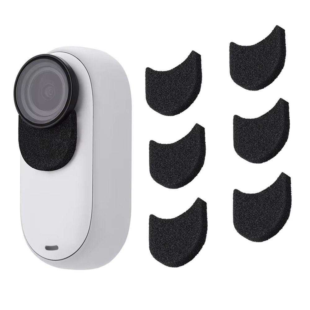 6Pcs Audio Kit Windproof Cotton Noise Reducer Sponge for Insta360 GO 3/3S Thumb Camera Accessories