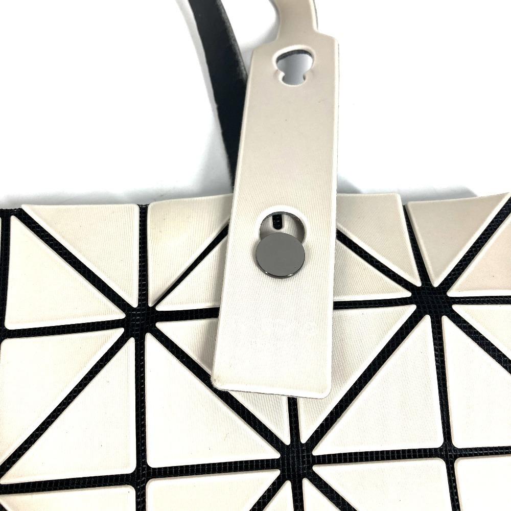 ISSEY MIYAKE BAOBAO Width Tote Bag Shoulder Bag PVC/Leather Beige/Black