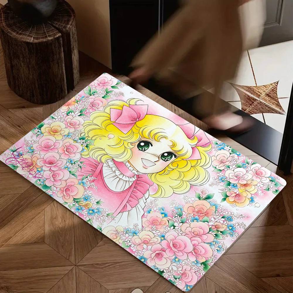 Cartoon Candy Candy Floor Mat Suitable For Living Room Kitchen Bathroom Non-slip Mat Household Foot Mat