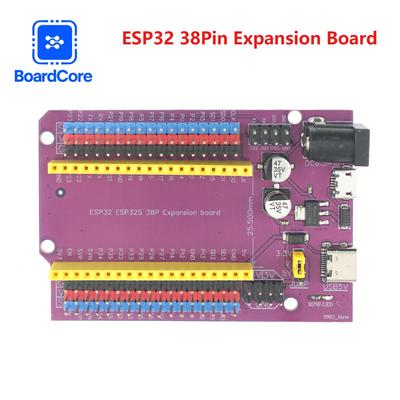 Плата расширения 38 контактов для платы разработки ESP32S Модуль Интернета вещей Wifi BT Двухъядерный ЦП Низкое энергопотребление ESP-32