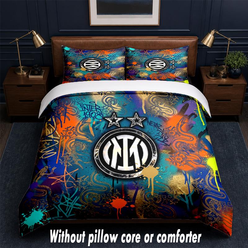 Borussia Dortmund Design Bed Bedding Set 1 Duvet Cover + 2 Pillowcases Soft Breathable Household Bed Linens
