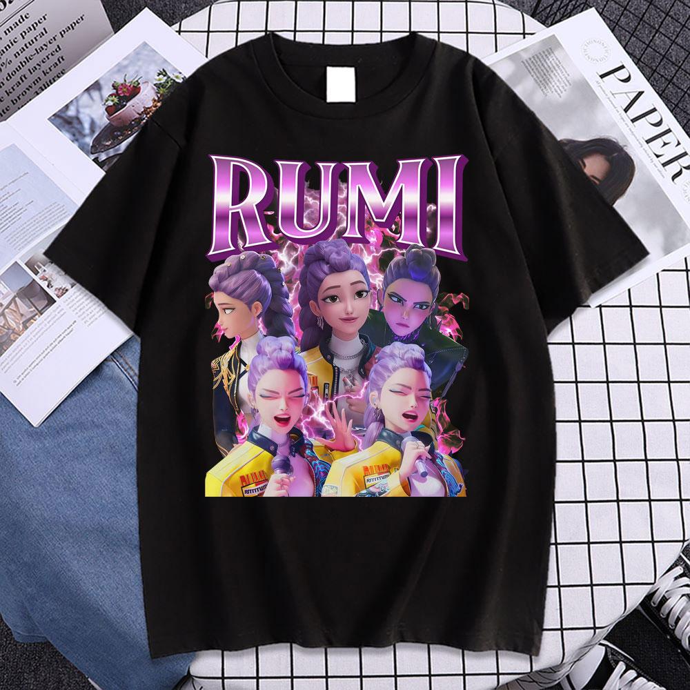 KPop Demon Hunters Mens Womens Tshirt Saja Boys Jinu Romance Saja Tee Summer Boys Girls Fashion Short Sleeves Tshirt