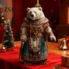Reusable Christmas Ornament Polar Bear Cute Xmas Tree High-quality Acrylic Decor 2D Hanging Pendant for Car Interior Home