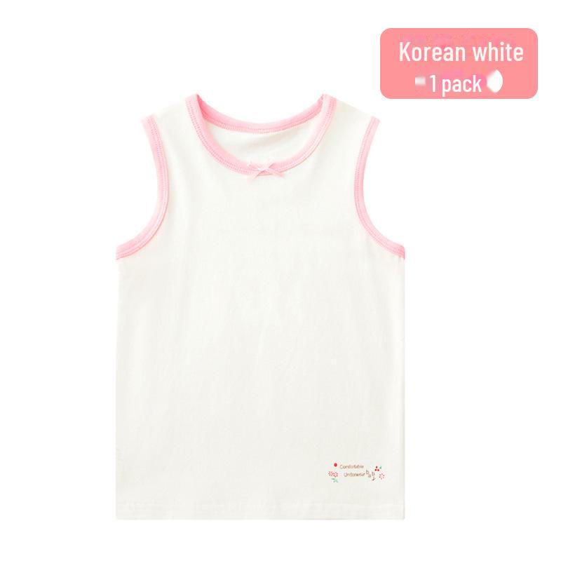 Новые хлопковые жилеты для девочек: Легкий, подходит в качестве базового слоя, идеально подходит для весны и лета, тип А, универсален для всех сезонов.