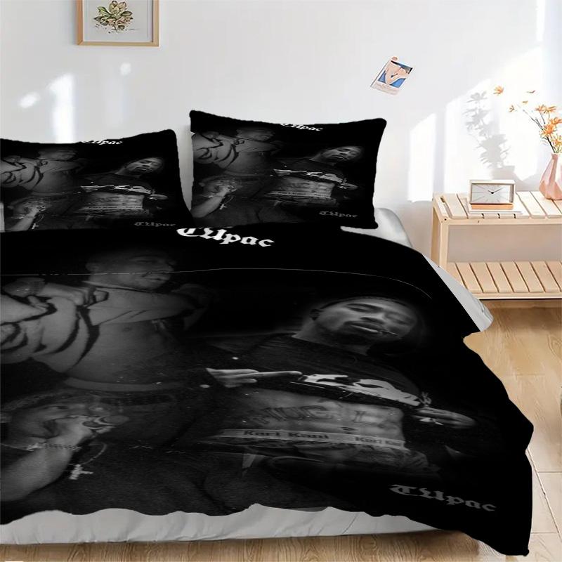 Rap Legends Bedding 3 Piece Set Hd Print Duvet Cover Pillowcases For Teens Adult Bedroom Decoration Christmas Gift C9211192