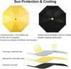New Anti-UV Enlarged Dual-purpose Sun Small Umbrella UV Sunscreen Black Rubber Parasol Mini Capsule Umbrella