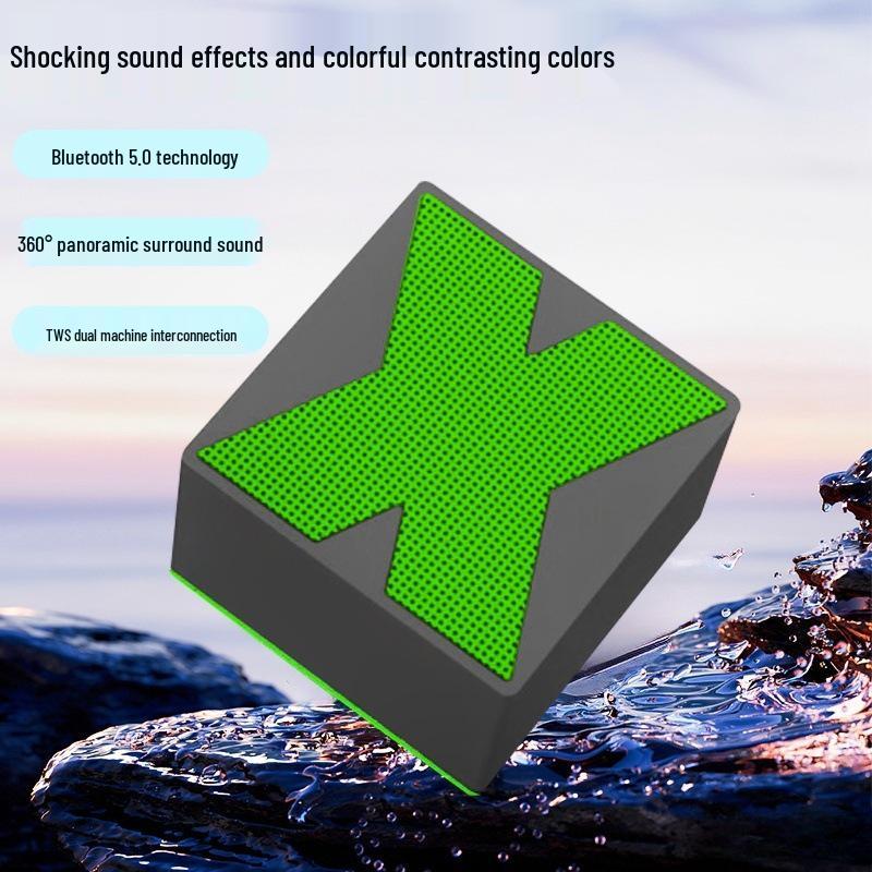 X3 Bluetooth Speaker: High-Quality 3D Surround Sound Mini Subwoofer for Outdoor Portability