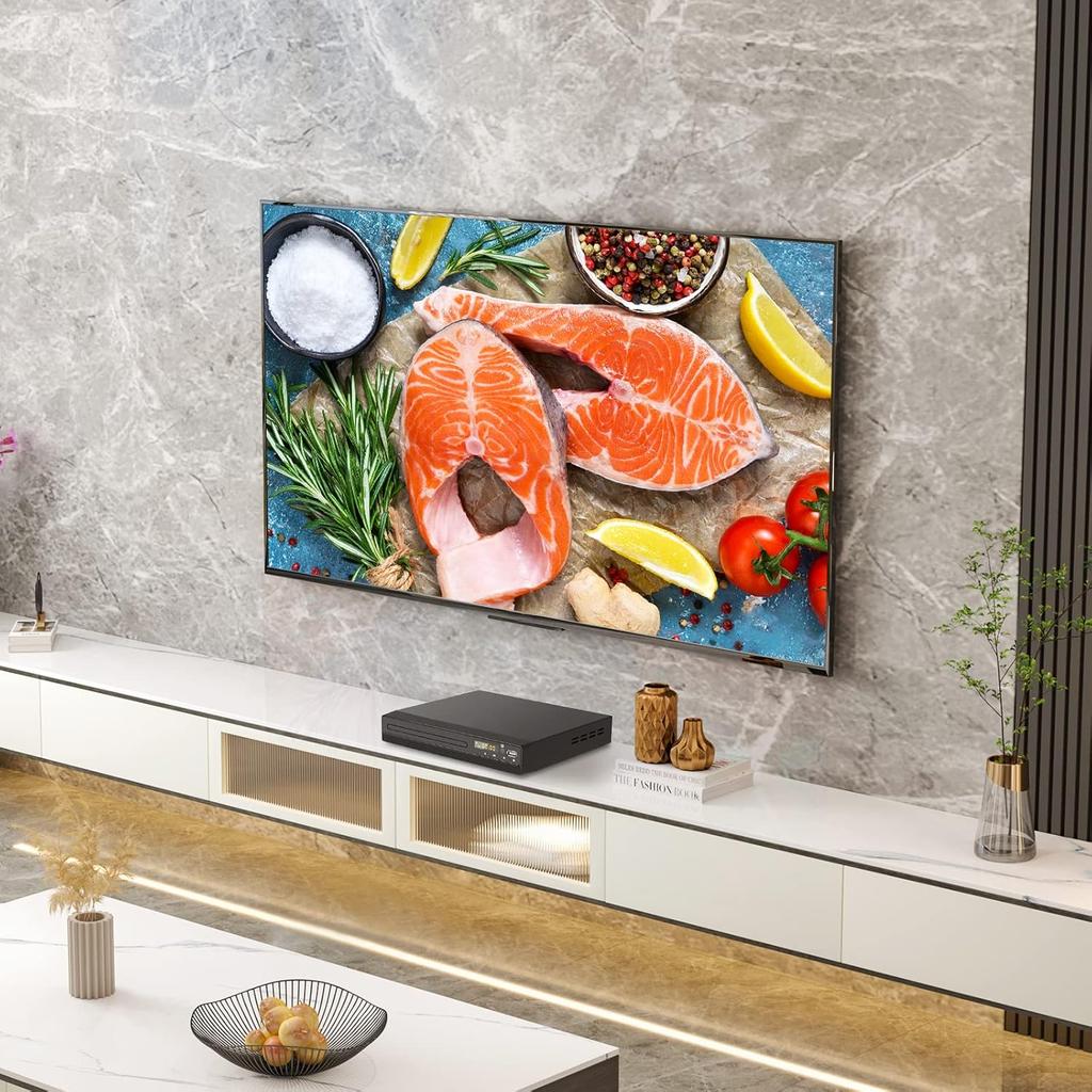 Домашний DVD-плеер VCD CD-дисков Медиаплеер Машина с AV-выходом Пульт USB-микрофон Full HD 1080P Домашний DVD-плеер Коробка Мультимедиа