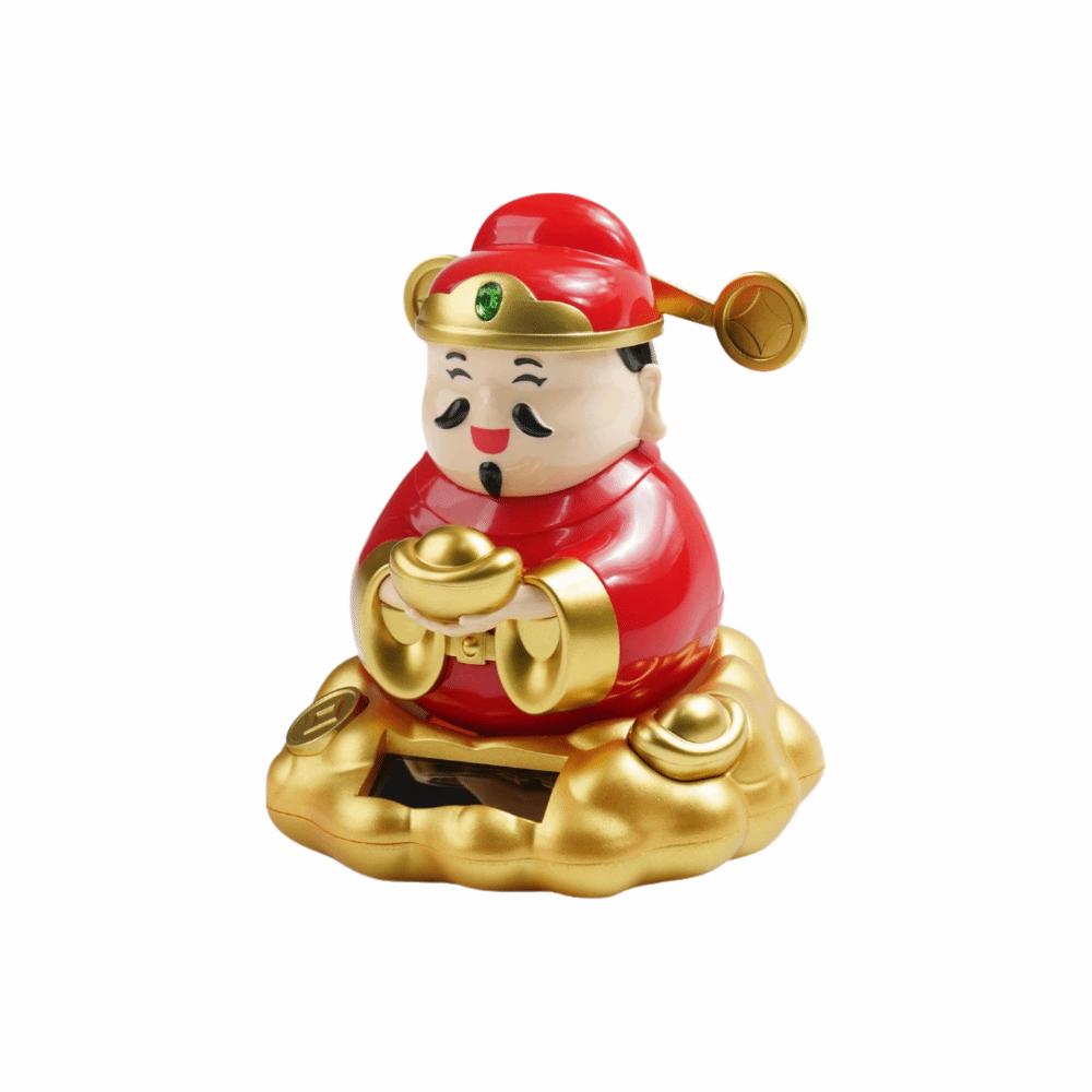 Chinese Style God of Wealth Ornament Wealth Attracting Treasure Car Ornament Living Room