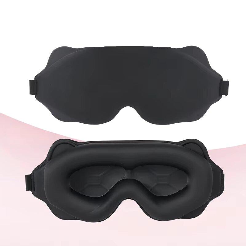 3D Контурная маска для сна с утяжелителем для спящих на боку Мягкая Удобная 100% Блокировка света Без давления на глаза Мужчины Женщины