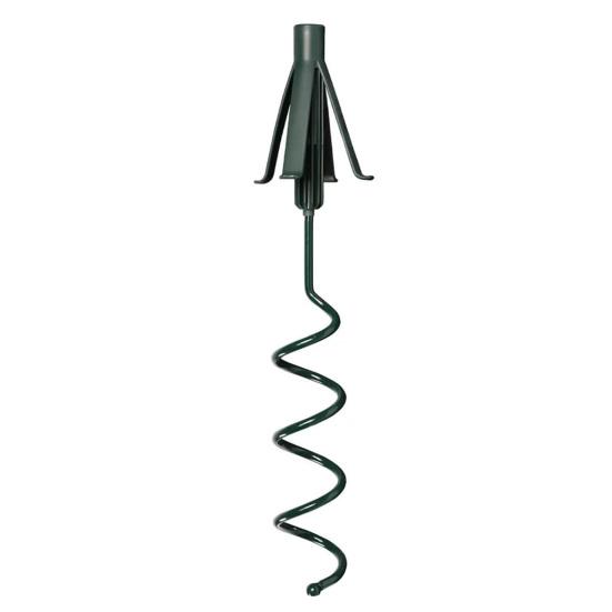 Christmas Tree Topper Holder Universal Twist-on Tree Topper Stabilizer Plastic Green Support Rod with Adjustable Attachments