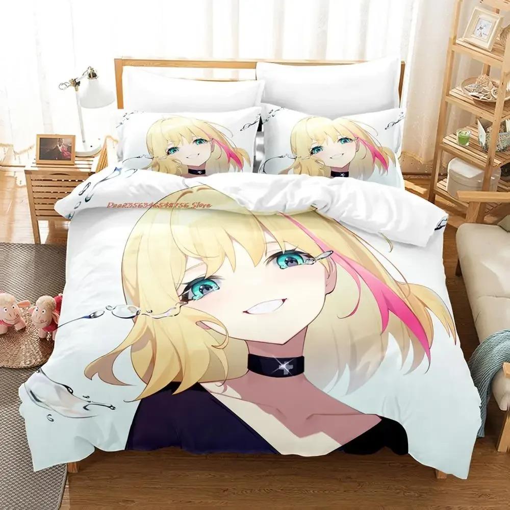 I Wonder Egg Priority Комплект постельного белья Single Twin Full Queen King Size Комплект постельного белья для взрослых и детей Спальня Пододеяльники Наборы Аниме Кровать