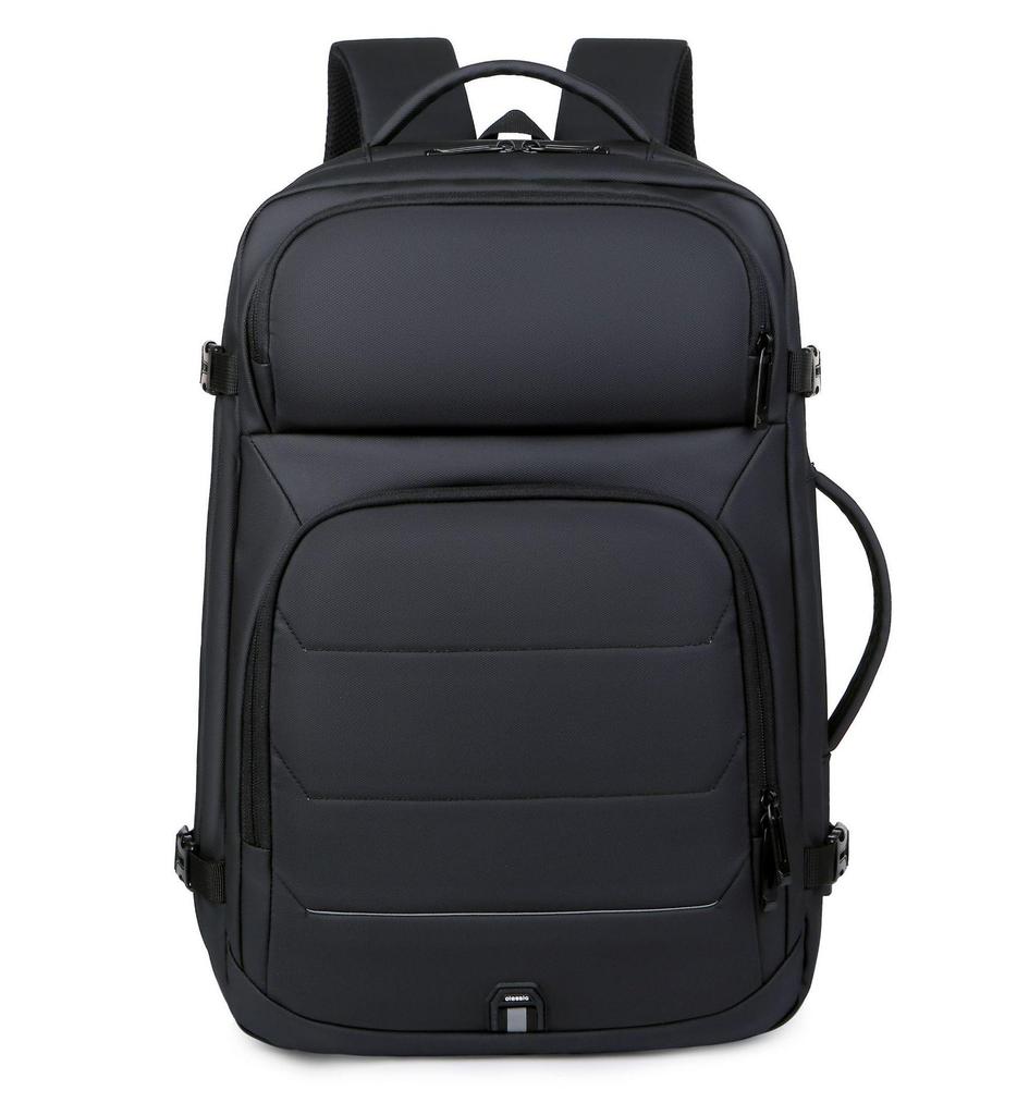 Расширяемый 17-дюймовый дорожный рюкзак: Большая вместимость, Модный, Многофункциональный для бизнеса, повседневной носки и походов