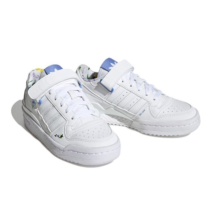 adidas Forum Low Big Kid Save The Bees Детские кроссовки White Cloud-White Blue-Fusion HP6245