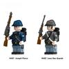 Civil War Figure Mini Soldier Gun Mini Ammunition Bag Building Blocks Moc Model Kids Toys Gift For Boys Girls