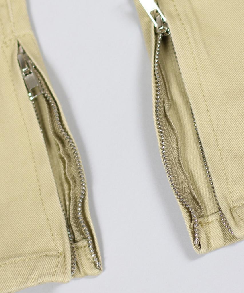 Брюки цвета Хаки Ato из джинсы Haipeodenim