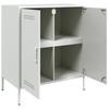 Sideboard White 68 x 39 x 79 cm Steel