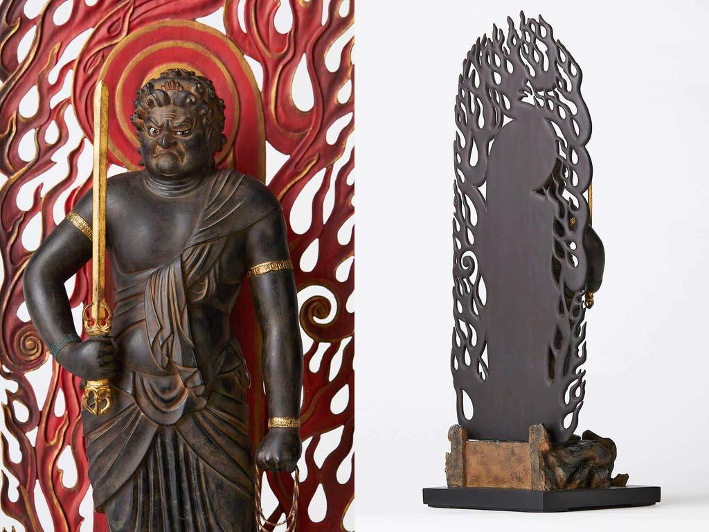 Стандартная Стоящая Статуя Фудо Мёо Исму Статуя Будды Фудо Мёу Рюдзо Рисунок Статуя Будды Исму Исцеляющий Мирный Декоративная Статуя Будды