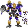Новый Bionicle Мастер Существ Золотой Маски Строительные Блоки Огненный Объединитель Таху Комбинированный Робот Мех Кирпичи Игрушки Для Мальчиков Подарки