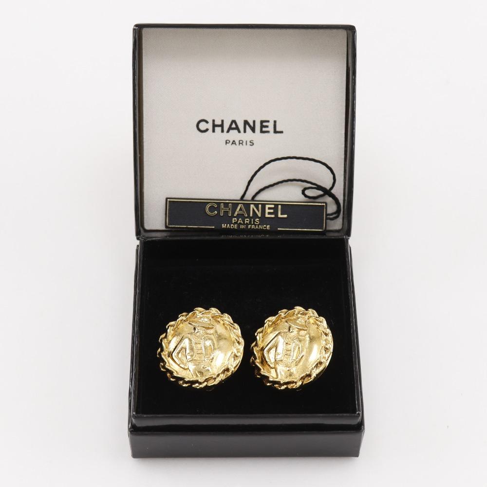 Chanel Серьга Coco Mademoiselle винтажная Позолоченная 21,2 г Женская Б/у