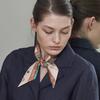 ANA MAISON Шёлковый шарф-твилли Into the Frame [PMT-1410]