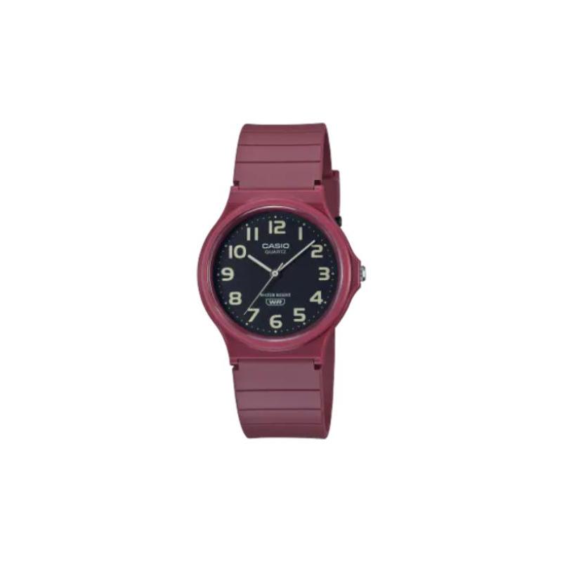 Casio Серия STANDARD, влагозащита, модный тренд, кварцевый механизм, полимерный ремешок, японские и корейские часы, тот же стиль для мужчин и MQ-24UC-4BJF
