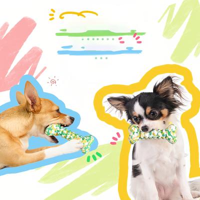 Игрушки для жевания для собак, которые агрессивно грызут, изготовлены из безопасных волокон и натуральной резины, частично предназначены для прорезывания зубов и подходят для собак мелких, средних и крупных пород.