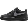 Кроссовки Nike Air Force 1 для детей, синтетическая кожа, удобные, универсальные, с поддержкой, низкие, Черные IR0270-001