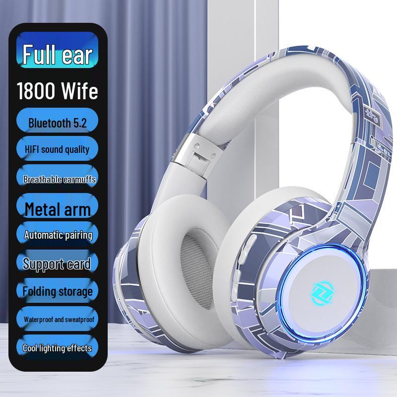 Оригинальные Bluetooth-наушники-вкладыши с граффити и высоким/низким басом для киберспорта