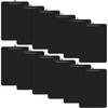 Plastic Clipboard Set of 2, 12.5 x 9'' Letter Size for Classroom, Students, Teacher, Nurse, A4 Black 8.5 x 11'' Clip Board with Low Profile Black