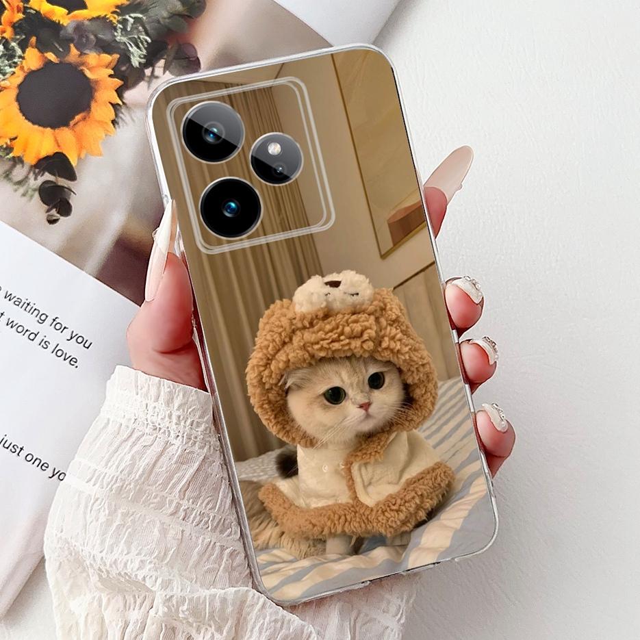 Чехол для Realme GT7 5G RMX5061 Новый Роскошный Расписной Мягкий Тонкий Чехол для Телефона Для Realme GT 7 Pro GT7 T RealmeGT 7T Fundas Бампер
