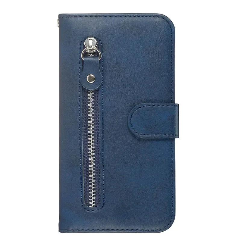 Кожаный кошелек-книжка на молнии для Xiaomi 14T 14 13T 12T Redmi 14C 13C 12C Redmi Note 14 13 Pro Plus 12 Turbo 12S Чехол для телефона
