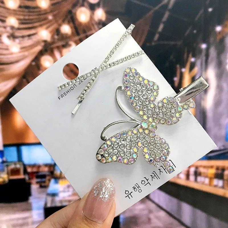 Модная заколка для волос Matel для женщин 2021, заколка для волос с геометрическим рисунком для девочек, заколка для волос с бантом и бабочкой, головные уборы, аксессуары для волос, подарок