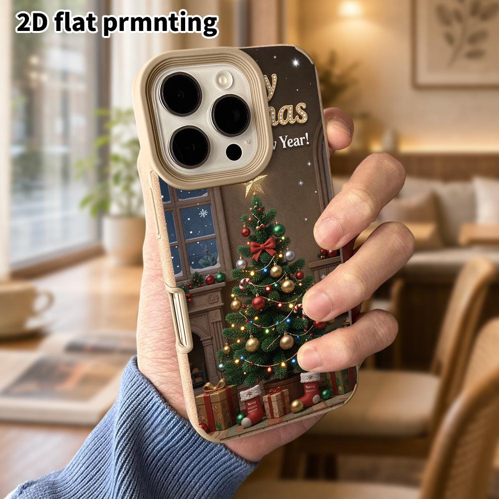 Phone Case: Lambskin 2D Flat Samsung Galaxy A34 A35 M05 M06 S20 S22 S21 FE Plus 5G Protective Case, Classic Christmas, Christmas and Halloween Gift