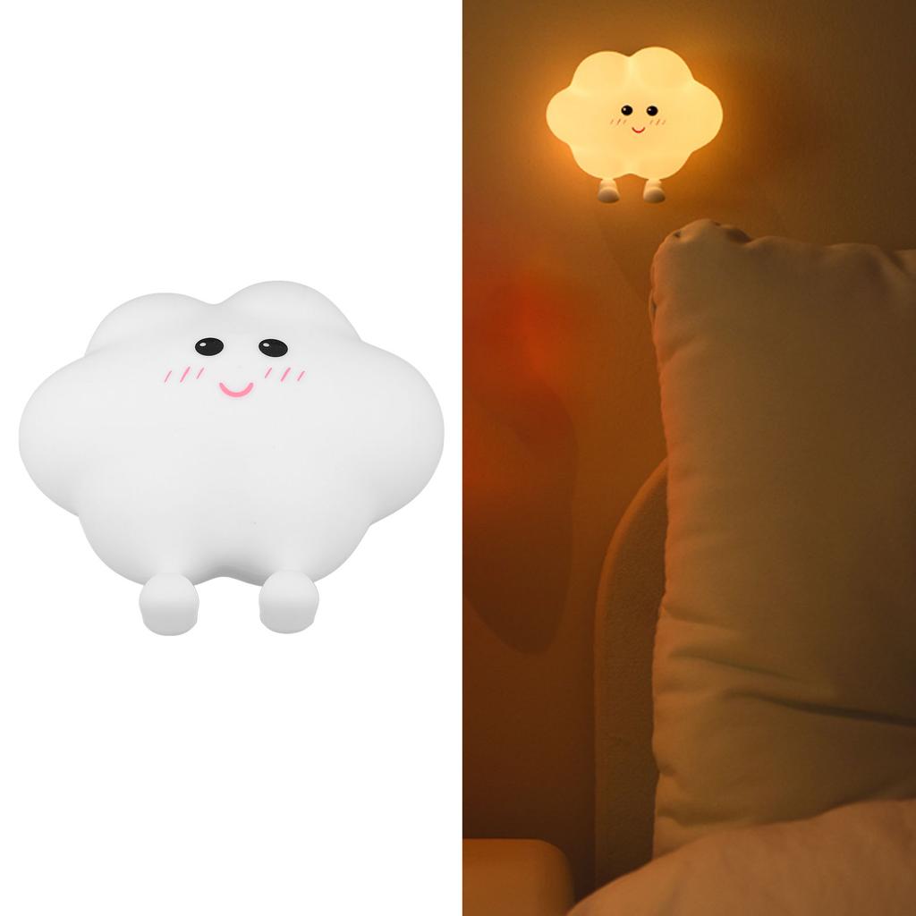 Силиконовый ночник USB мультяшной формы прикроватная лампа для защиты глаз магнитный настенный ночник для декора спальни для девочек и мальчиков