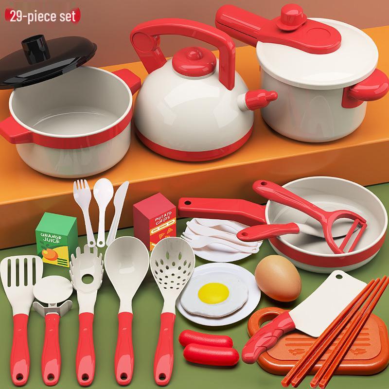 Детский игровой кухонный набор: Игрушка для готовки и резки с овощами для мальчиков и девочек