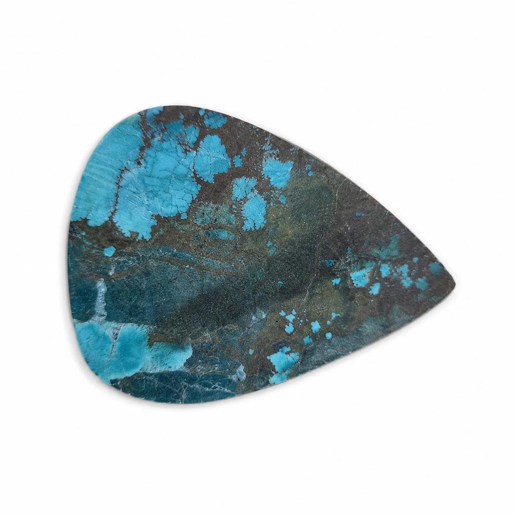 Blue Turquoise Pear Cabochon Gemstone | Statement Stone for Jewelry Making