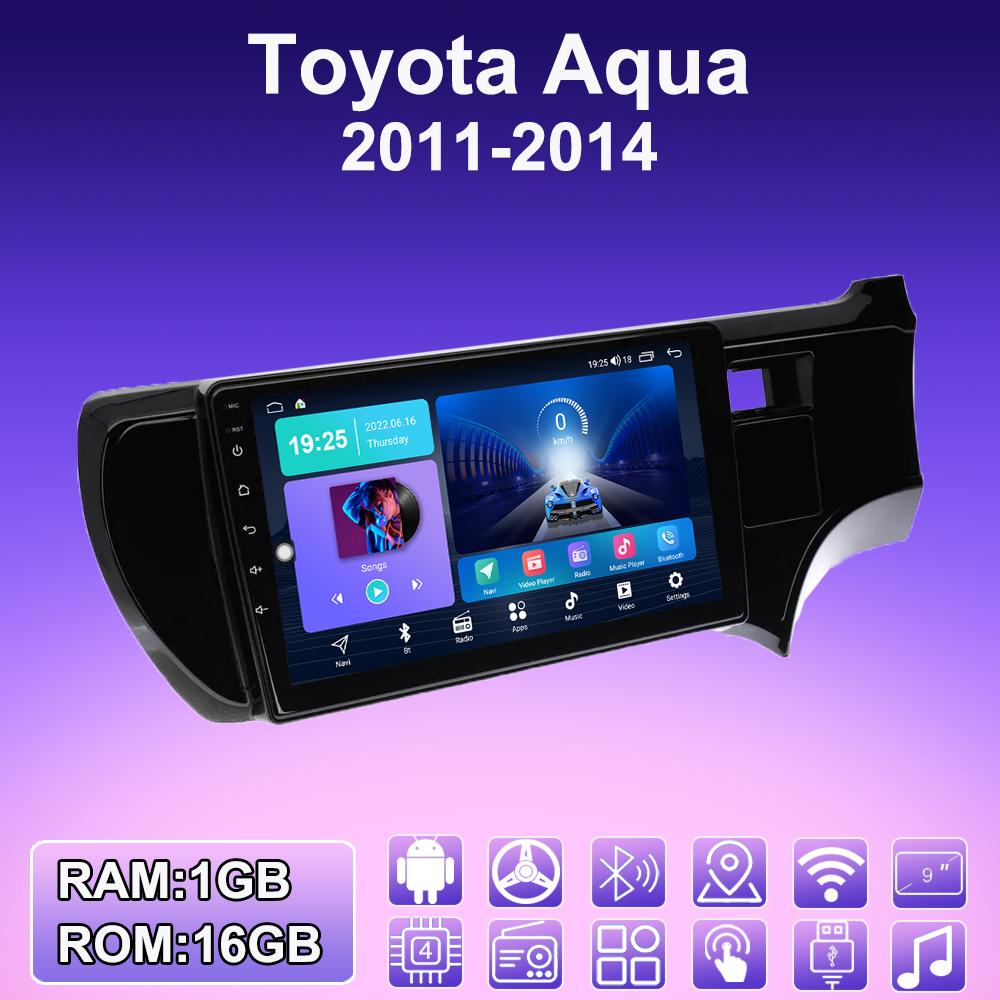 2 DIN Android Carplay автомобильное радио для Toyota Aqua 2011-2014 мультимедийный проигрыватель головное устройство стерео GPS навигация BT WIFI 2+32 ГБ
