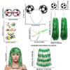 Fringe Skirt Soccer Fan Costume Supplies Set Cheerleading Gear Set  Stage Performance Show