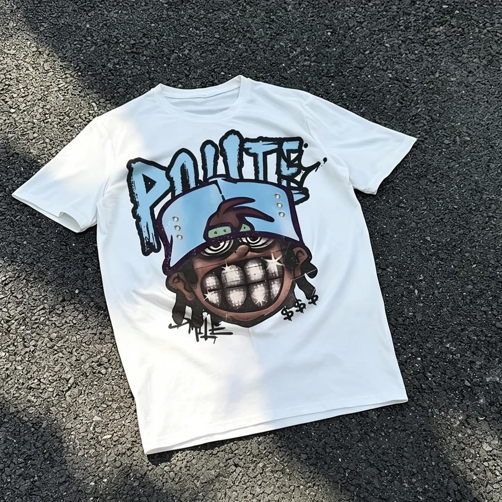2026 New Harajuku Letter Graphic T Shirts Y2k Tops Men Women High Street Oversized T Shirt Pro Choice Streetwear Vintage Tee