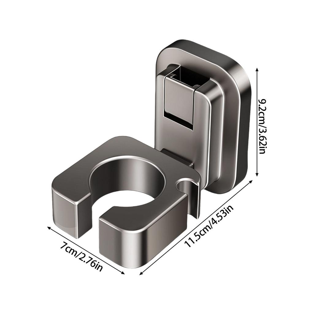 Элегантные Прочные Пластиковые Самоклеящиеся Настенные Держатели для Фена для Легкой Установки и Снятия в Ванных комнатах