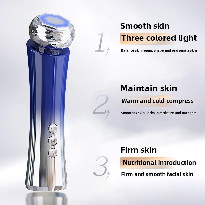 Двойное назначение лифтинг и укрепление лица многофункциональный Введение бытовой микротоковой прибор для ухода за кожей омоложение кожи V прибор для лица