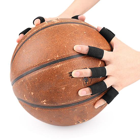 10 шт. Спортивный наперсник для пальца, защита большого пальца, эластичная дышащая лента для пальцев для баскетбола, тенниса, спортзала