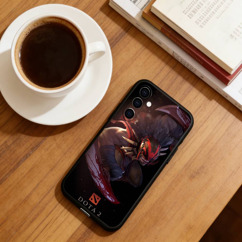 Чехол для телефона Dota 2 для Samsung Galaxy A73, A72, A71, A70, A53, A52, A51, Мягкий силиконовый черный чехол