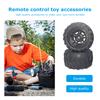 85mm Wheel Tires Tyre Upgrade Parts Rubber RC Car Wheel Tires Replacement Accessories 12mm Hex Hub for Wltoys 144001 144010