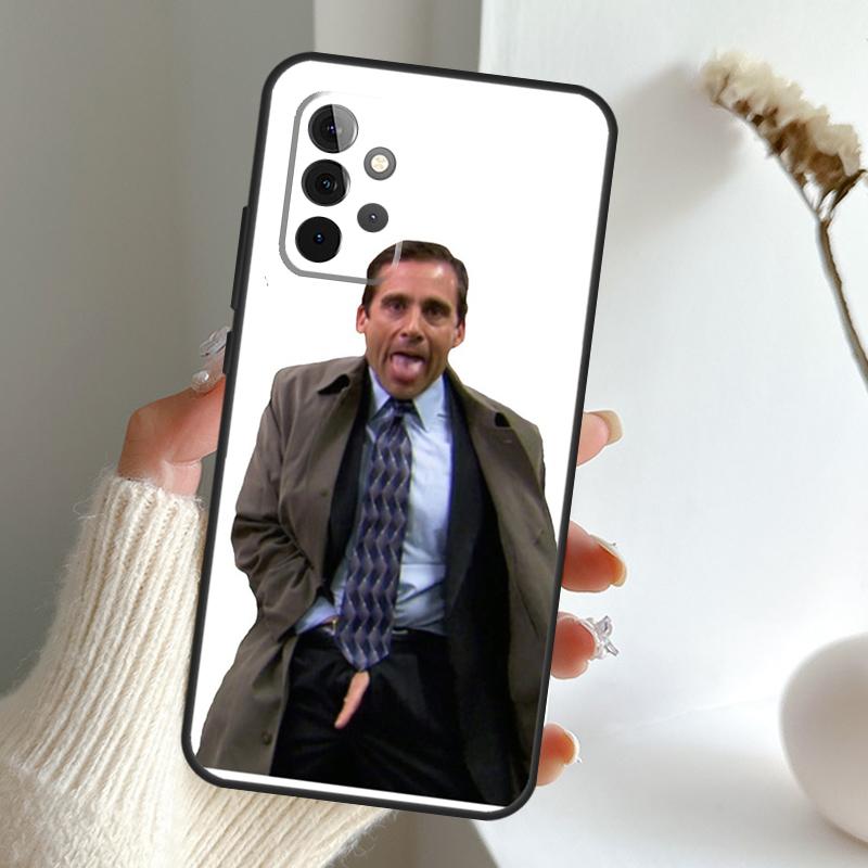 The Office Michael Scott Case For Samsung Galaxy A13 A33 A53 A06 A17 A56 A36 A26 A16 A15 A35 A55 A34 A54 A52 A12 A32