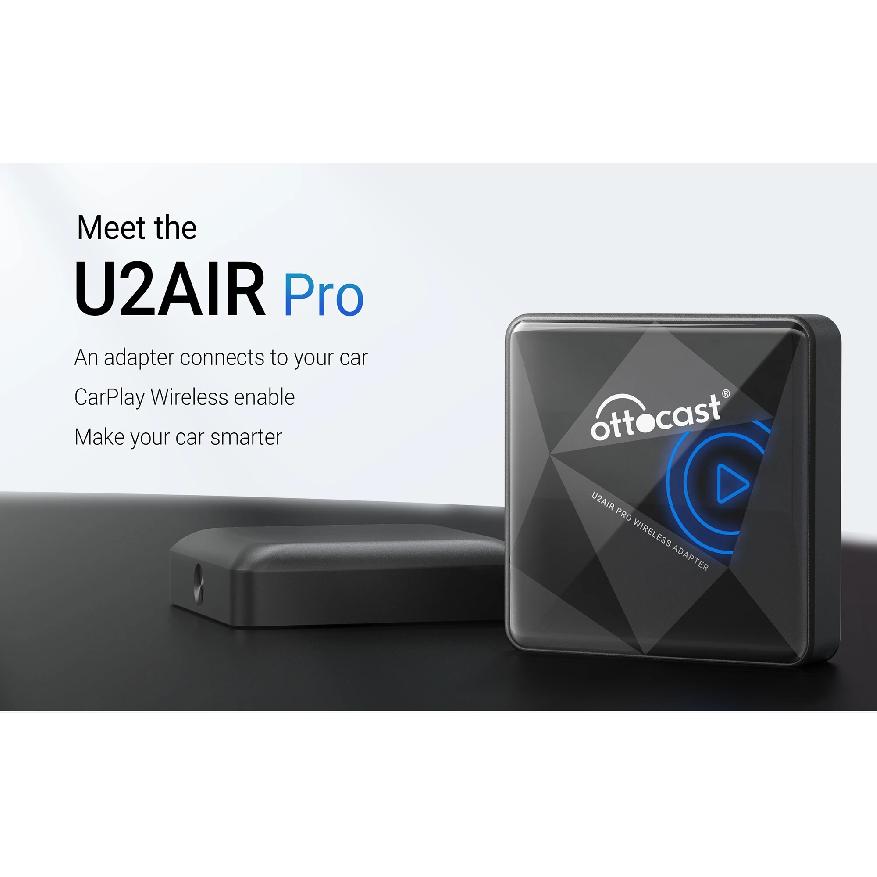 OTTOCAST U2 Air PRO Wired to Wireless CarPlay Adapter CarPlay Dongle Bluetooth Wifi USB Multimdia Player for Toyota VW Nissan