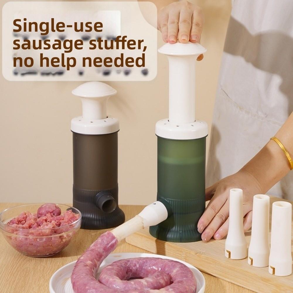 Food-Grade Material Manual Sausage Stuffer Manual Operation Sausage Filling Tool Home Cooking