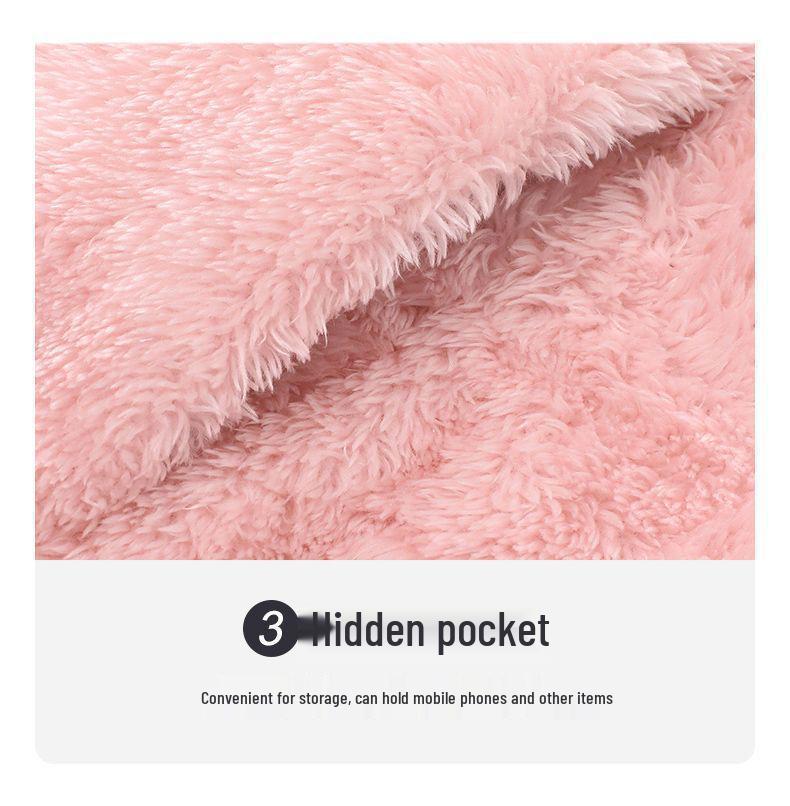 Женская двухсторонняя плюшевая флисовая куртка, большого размера, плотный теплый коралловый флис для осени/зимы