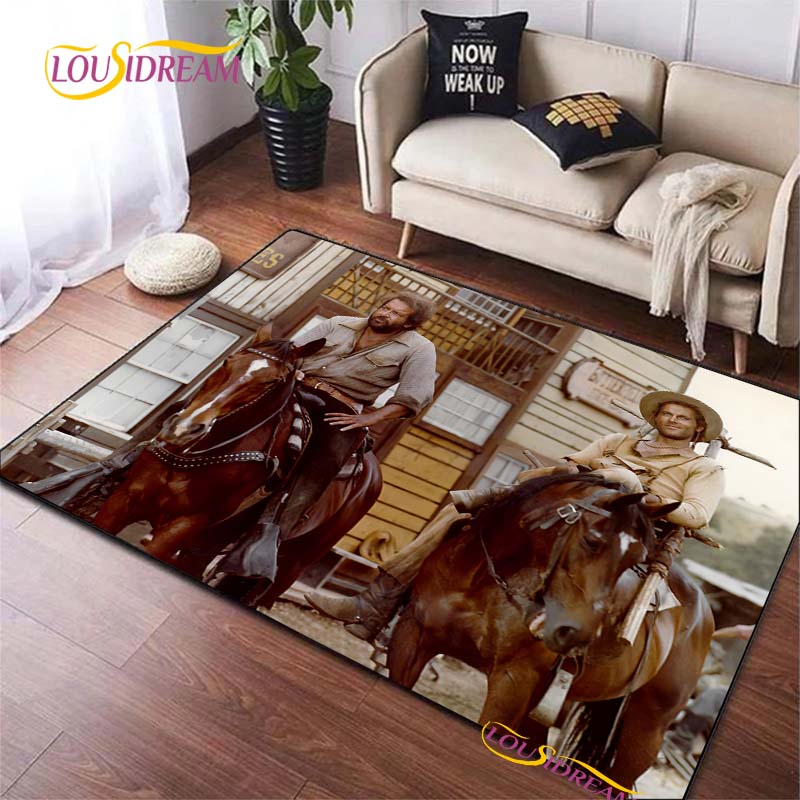 Bud Spencer & Terence Hill Carpet for Living Room Bedroom Rug Kitchen Door Kids Unslip Floor Mats photography props Alfombra Rug